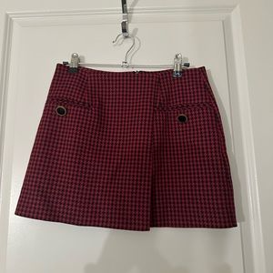 Zara houndstooth skirt